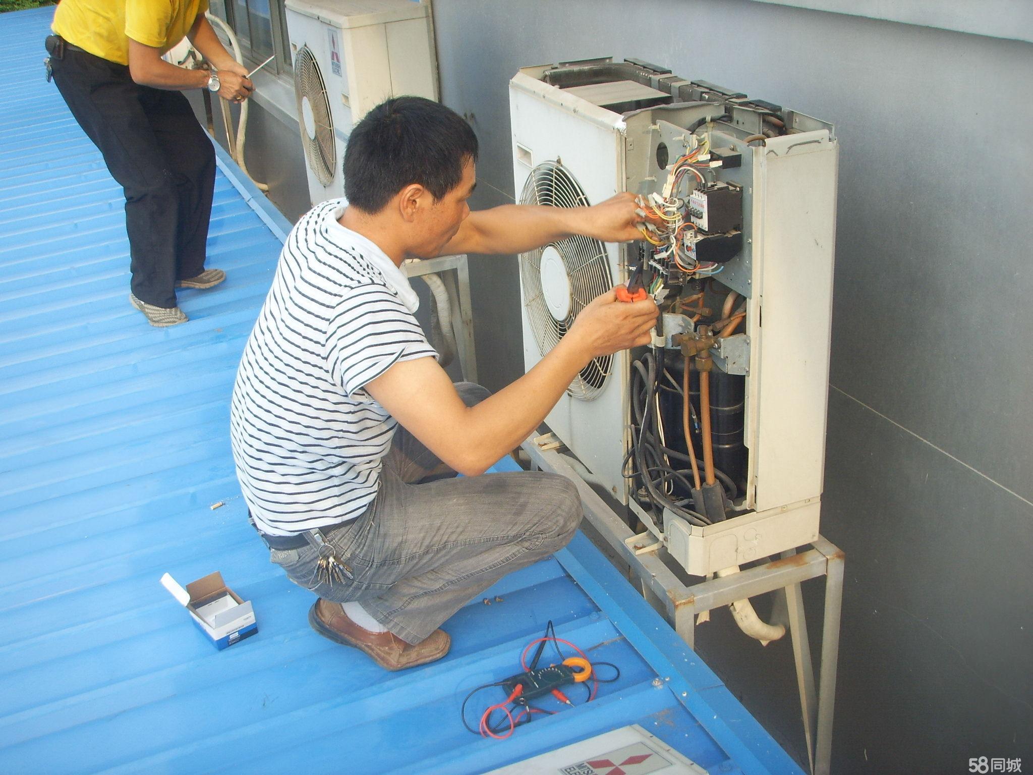 空调维修空调加氟清洗空调提供柜机,定频加氟r22等服务 .